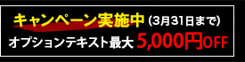 キャンペーン実施中